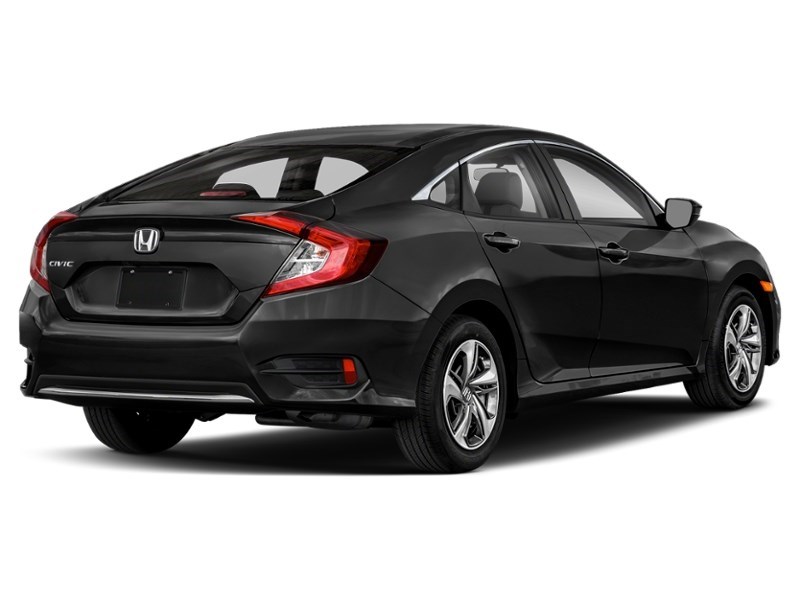 2020 Honda Civic Sedan LX CVT Crystal Black Pearl  Shot 9