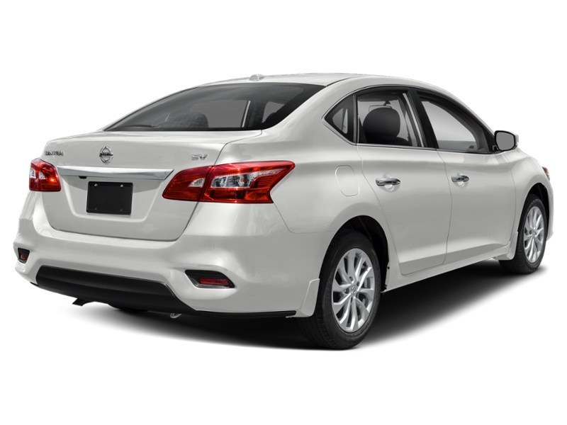 2019 Nissan Sentra SV CVT Aspen White Pearl  Shot 2