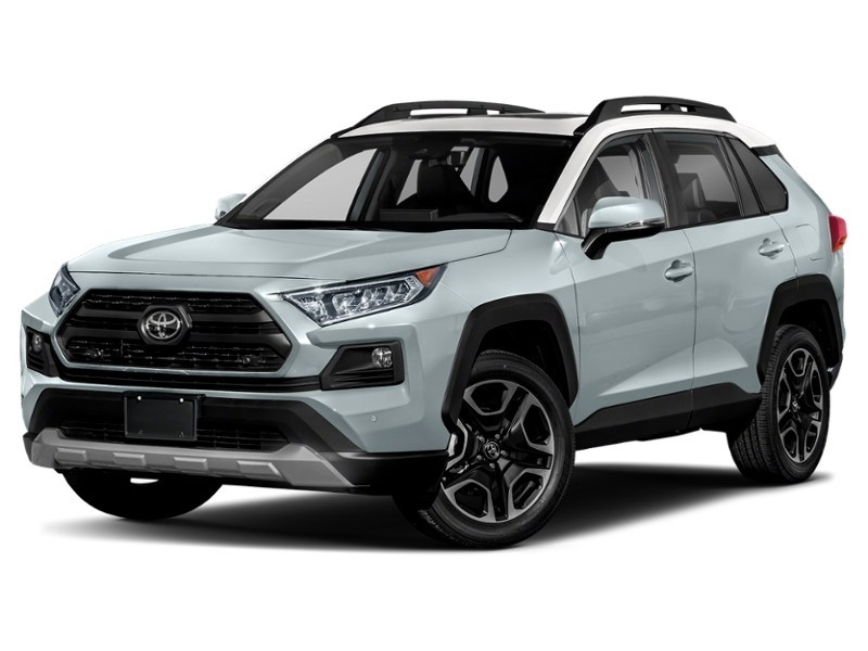 2019 Toyota RAV4 AWD Trail Lunar Rock w/White Roof  Shot 1