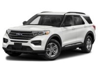 2022 Ford Explorer XLT 4WD Oxford White  Shot 4