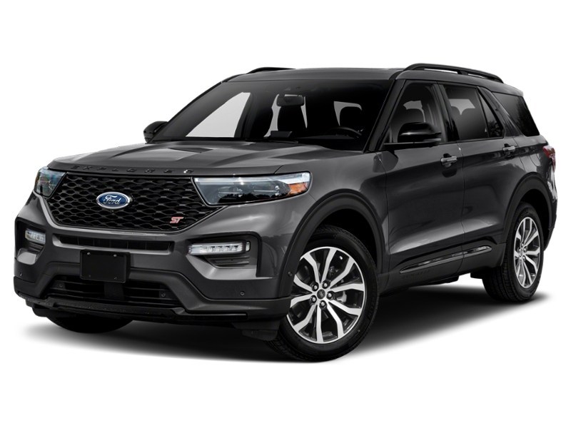 2022 Ford Explorer ST | 4WD | 3.0L | ROOF | TECH PKG | 360 | 21s Agate Black Metallic  Shot 4