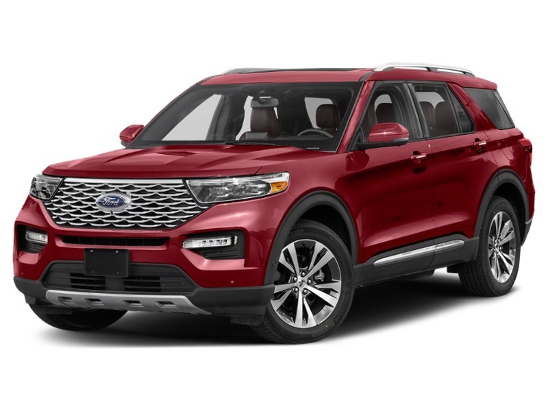 2021 Ford Explorer Platinum 4WD Rapid Red Metallic Tinted Clearcoat  Shot 14