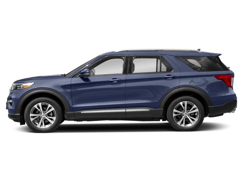 2021 Ford Explorer Platinum 4WD Infinite Blue Metallic Tinted Clearcoat  Shot 3