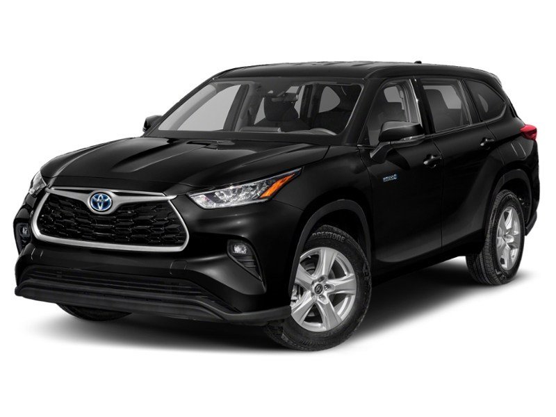 2022 Toyota Highlander Hybrid Hybrid XLE AWD Midnight Black Metallic  Shot 1