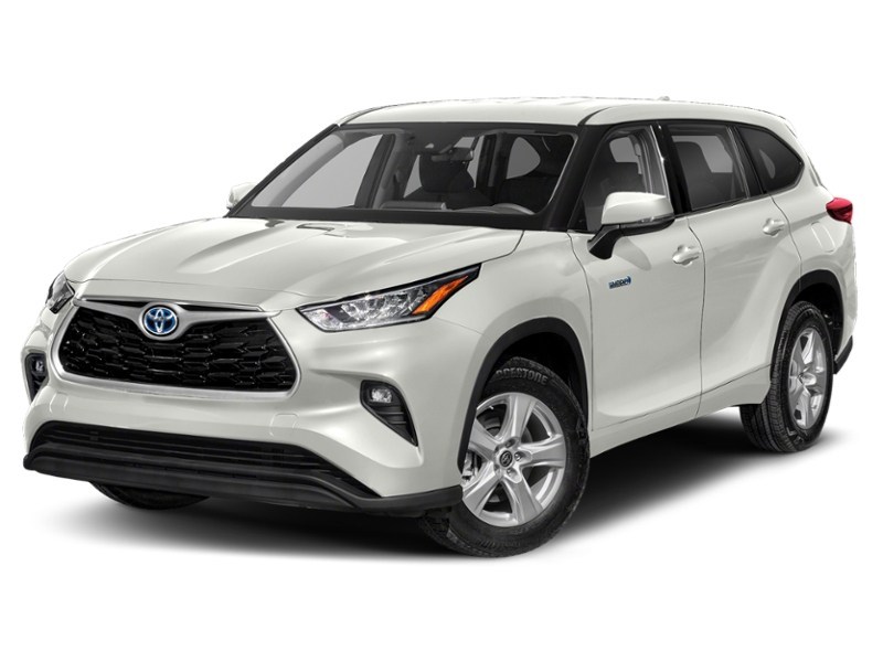 2021 Toyota Highlander Hybrid Hybrid XLE AWD Blizzard Pearl  Shot 1