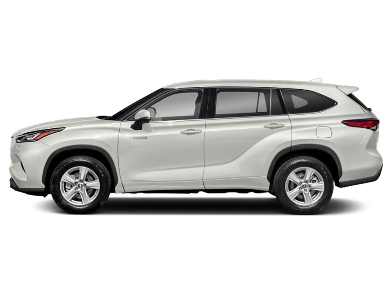 2021 Toyota Highlander Hybrid Hybrid XLE AWD Blizzard Pearl  Shot 3