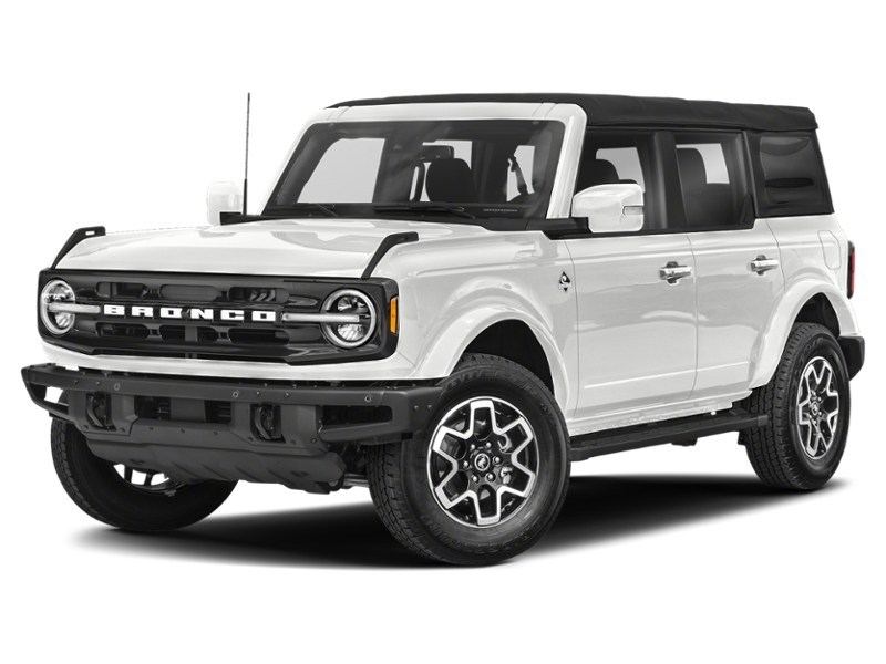 2022 Ford Bronco Outer Banks | 4X4 | 2.3L |LUX PKG |HARD TP|LEATHER Oxford White  Shot 1