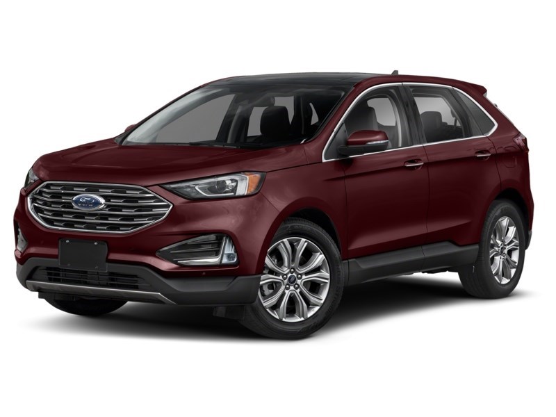 2022 Ford Edge Titanium AWD Burgundy Velvet Metallic Tinted Clearcoat  Shot 40