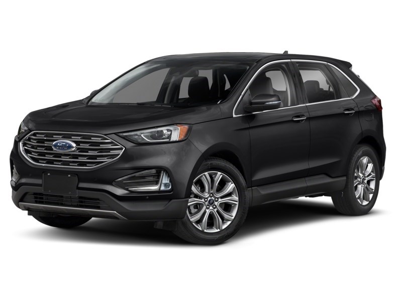 2022 Ford Edge Titanium AWD Agate Black Metallic  Shot 44