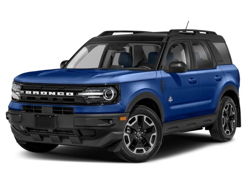 2024 Ford Bronco Sport Outer Banks 4x4 Atlas Blue Metallic  Shot 2