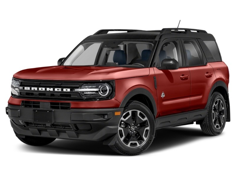 2024 Ford Bronco Sport Outer Banks 4x4 Hot Pepper Red Metallic Tinted Clearcoat  Shot 11