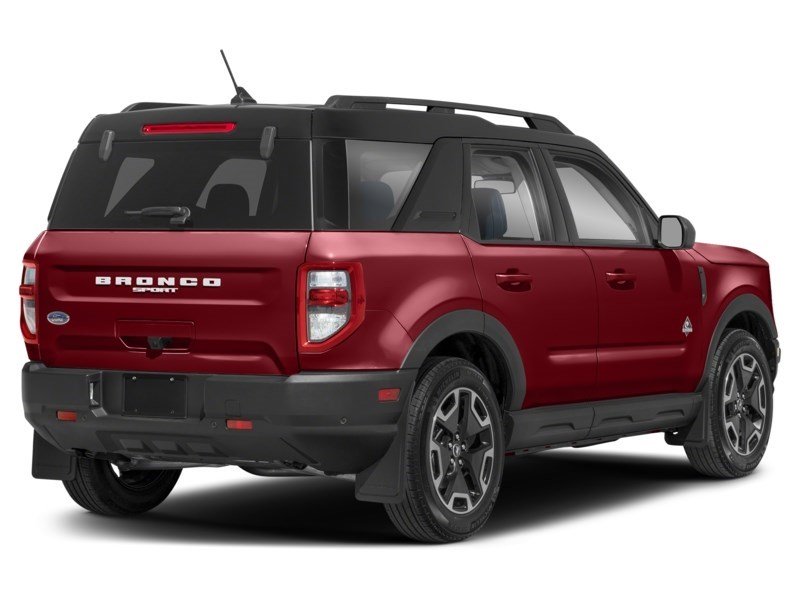 2021 Ford Bronco Sport Outer Banks 4x4 Rapid Red Metallic Tinted Clearcoat  Shot 6