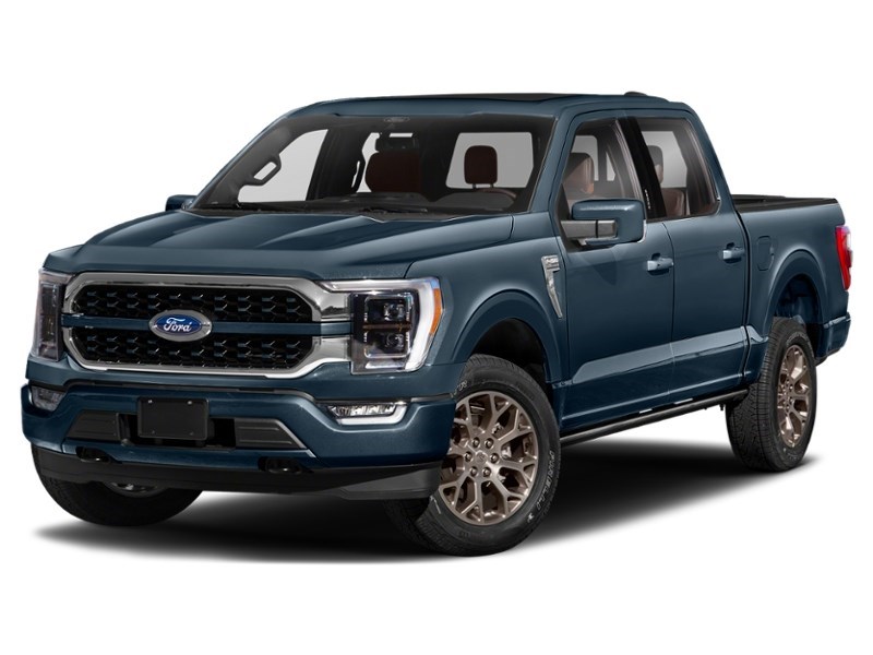 2023 Ford F-150 King Ranch 4WD SuperCrew 5.5' Box Antimatter Blue Metallic  Shot 14
