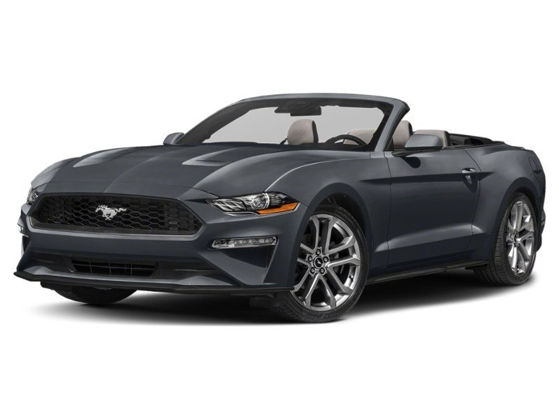 2022 Ford Mustang EcoBoost Convertible Dark Matter Grey Metallic  Shot 37