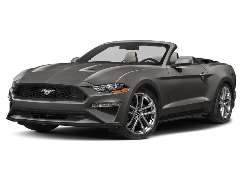 2022 Ford Mustang EcoBoost Convertible Carbonized Grey Metallic  Shot 44