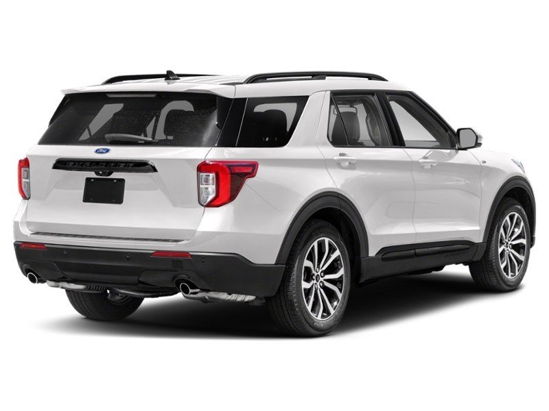 2022 Ford Explorer ST-Line 4WD Star White Metallic Tri-Coat  Shot 8