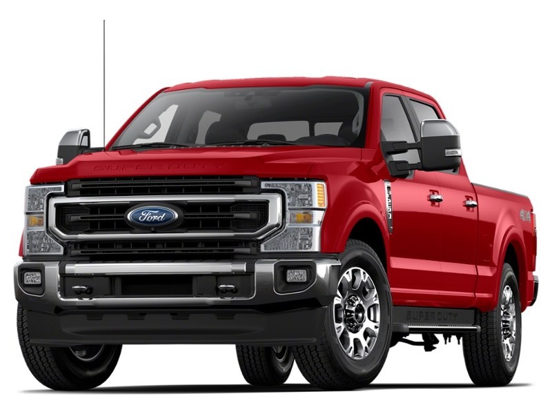 2022 Ford Super Duty F-350 SRW King Ranch 4WD Crew Cab 6.75' Box Rapid Red Metallic Tinted Clearcoat  Shot 12