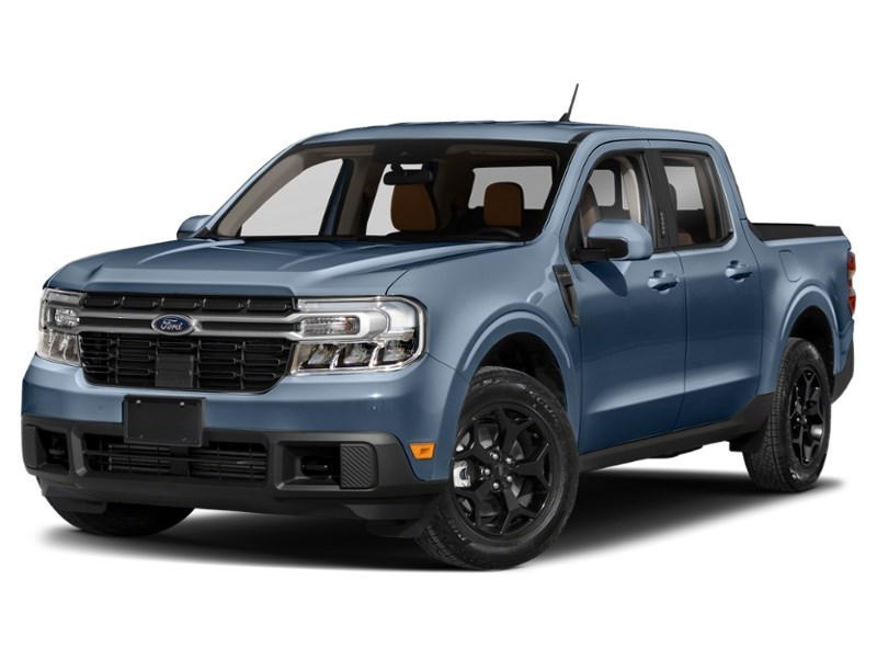 2024 Ford Maverick LARIAT Advanced AWD SuperCrew Azure Grey Metallic Tri-Coat  Shot 33