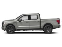 2023 Ford F-150 Lightning LARIAT 4WD SuperCrew 5.5' Box Iconic Silver Metallic  Shot 3