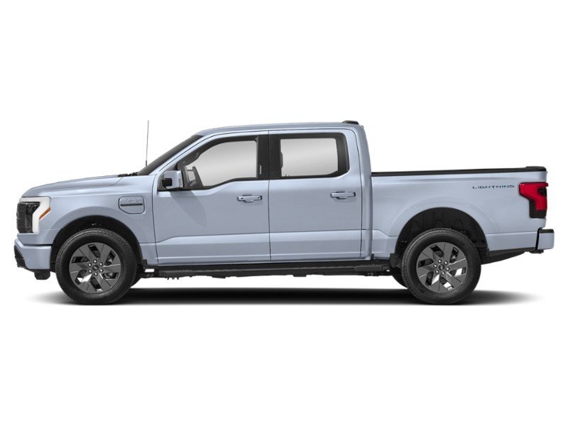 2022 Ford F-150 Lightning LARIAT 4WD SuperCrew 5.5' Box Iced Blue Silver Metallic  Shot 3