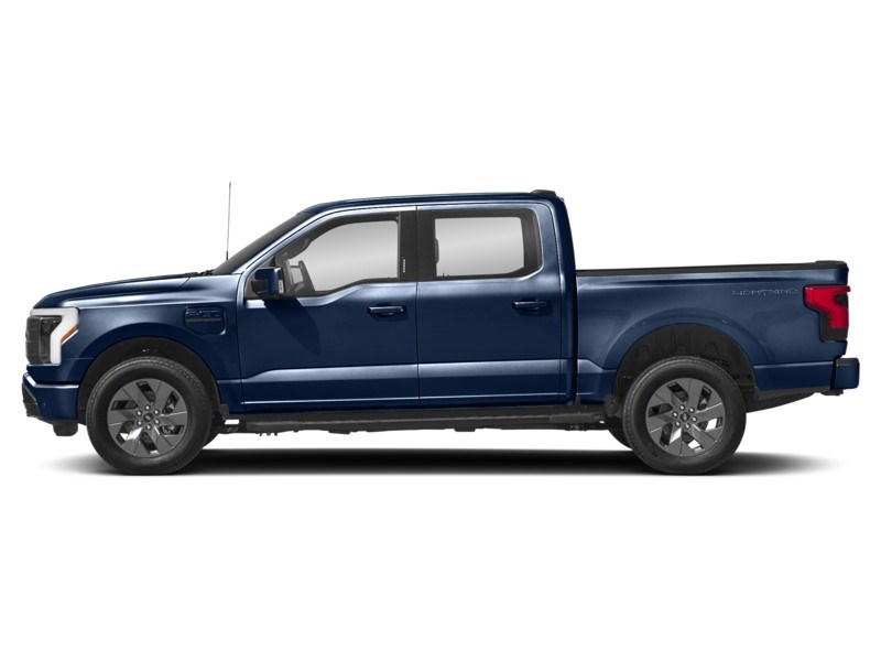 2023 Ford F-150 Lightning LARIAT 4WD SuperCrew 5.5' Box Antimatter Blue Metallic  Shot 41