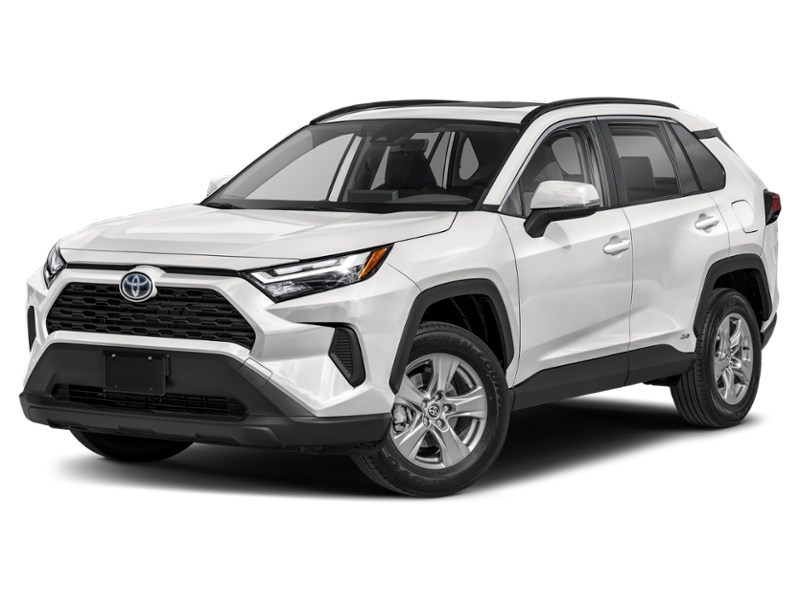 2022 Toyota RAV4 Hybrid Hybrid XLE AWD Super White  Shot 7