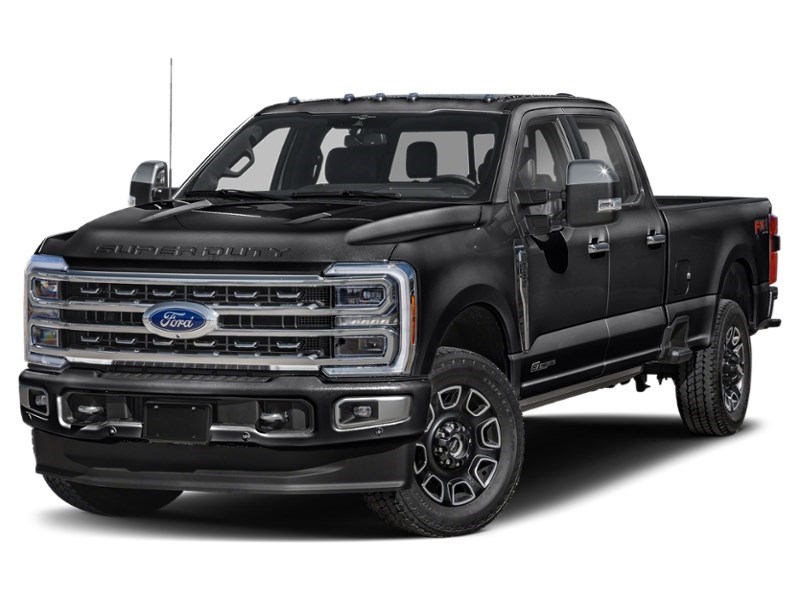 2024 Ford Super Duty F-350 DRW Platinum 4WD Crew Cab 8' Box Agate Black Metallic  Shot 36