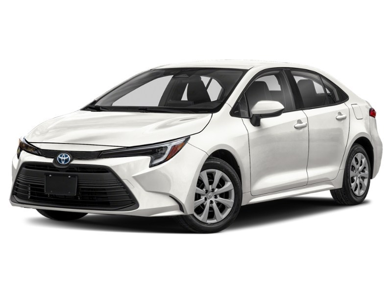 2023 Toyota Corolla Hybrid Hybrid LE CVT AWD White  Shot 1