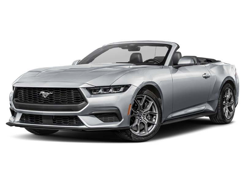 2026 Ford Mustang EcoBoost Convertible Iconic Silver Metallic  Shot 1