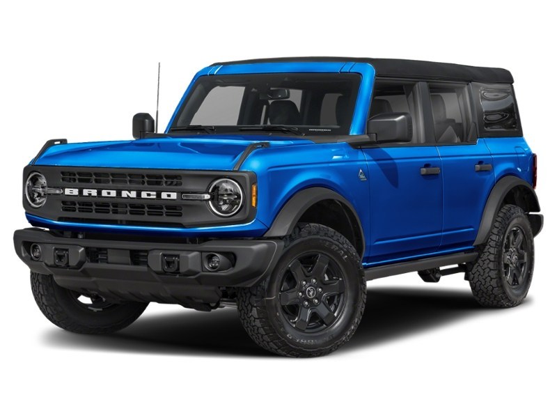 2024 Ford Bronco Black Diamond 4 Door 4x4 Velocity Blue Metallic  Shot 2