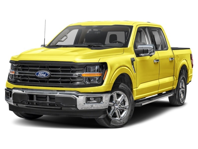 2025 Ford F-150 XLT 4WD SuperCrew 5.5' Box Yellow  Shot 5