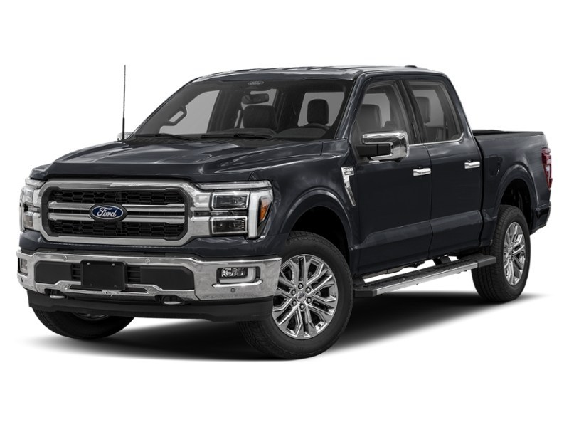 2024 Ford F-150 LARIAT 4WD SuperCrew 5.5' Box Agate Black Metallic  Shot 1