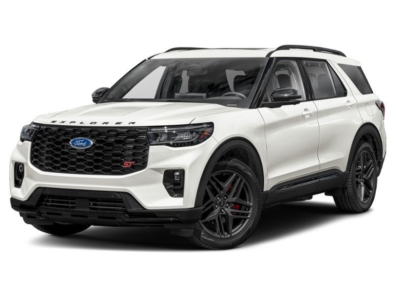 2026 Ford Explorer ST 4WD Star White Metallic Tri-Coat  Shot 4