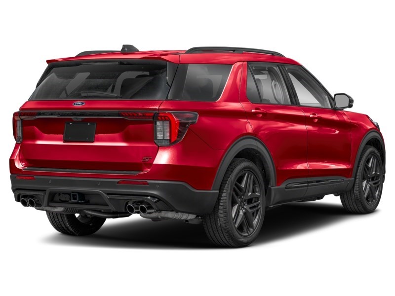 2025 Ford Explorer ST 4WD Rapid Red Metallic Tinted Clearcoat  Shot 2