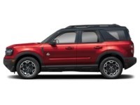 2026 Ford Bronco Sport Outer Banks 4x4 Ruby Red Metallic Tinted Clearcoat  Shot 3