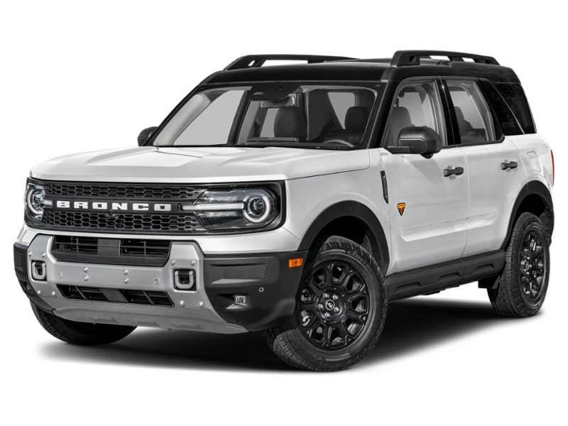 2026 Ford Bronco Sport Badlands 4x4 Space White Metallic  Shot 1