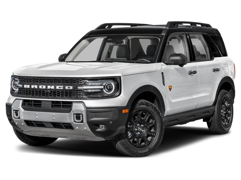 2026 Ford Bronco Sport Badlands 4x4 Space White Metallic  Shot 1