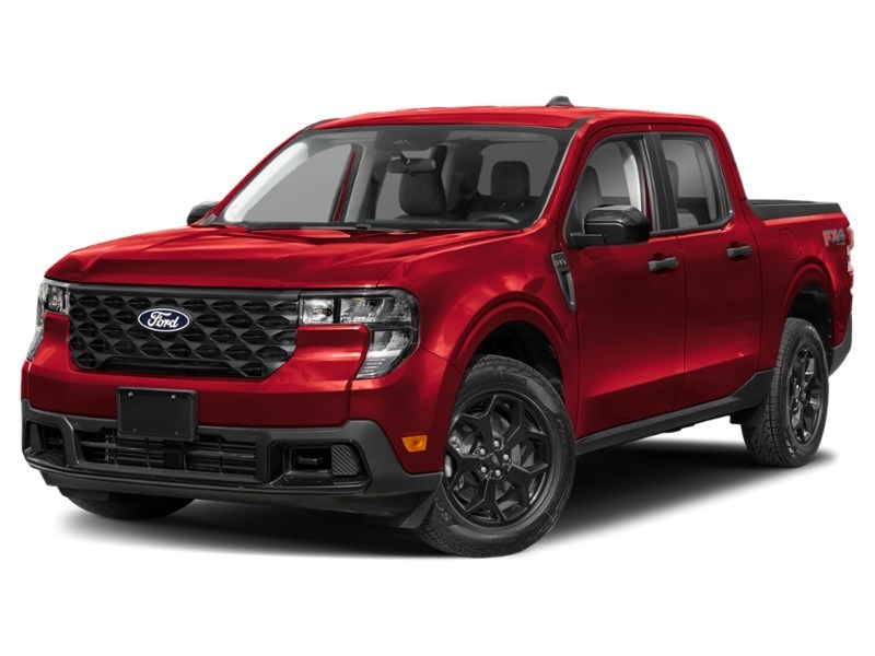2026 Ford Maverick XLT AWD SuperCrew Ruby Red Metallic Tinted Clearcoat  Shot 4