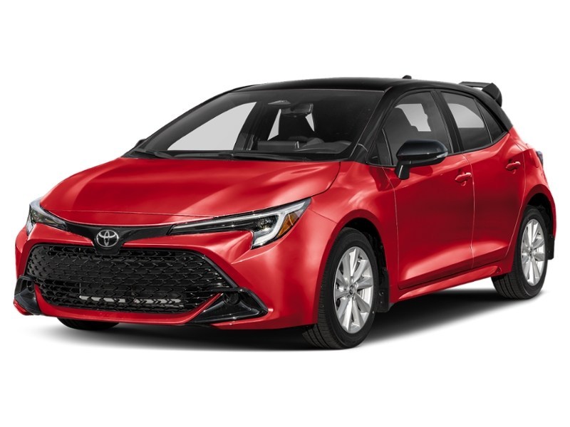 2027 Toyota Corolla Hatchback CVT Finish Line Red w/Black Roof  Shot 4