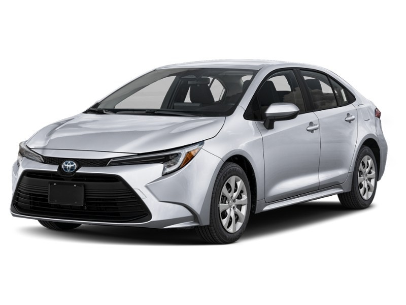 2025 Toyota Corolla Hybrid Hybrid LE CVT Classic Silver Metallic  Shot 4