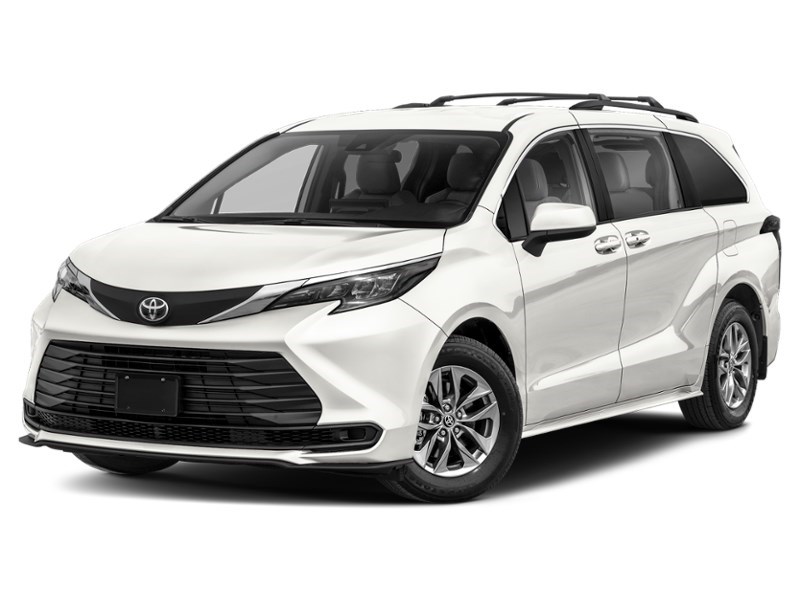 2025 Toyota Sienna LE 8-Passenger FWD White  Shot 4